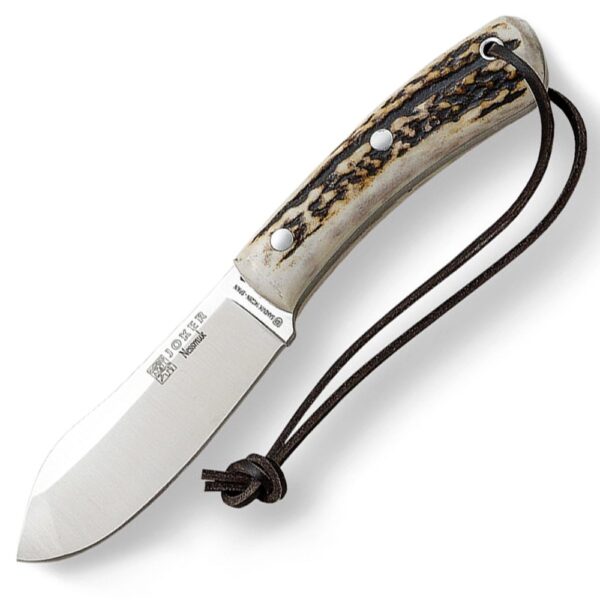 joker nessmuk bushcraft knife with stag handle lovacki noz rog