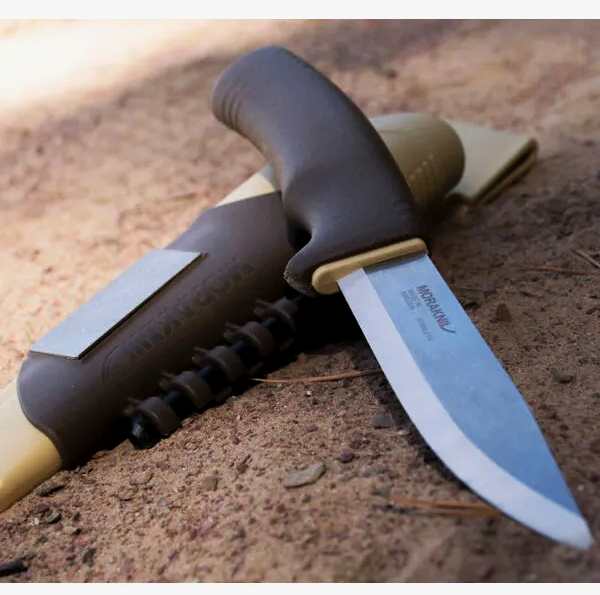 13033 Morakniv Noz Bushcraft Survival Desert Firesteel sharpener