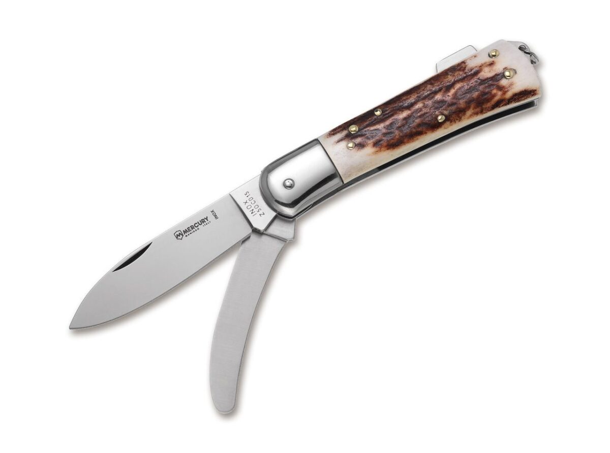 Mercury sklopivi lovacki noz knife rog 980 2cdc za guljenje