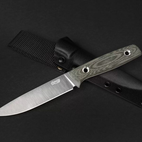 TRC noz fixed blade knife this is freedom M390 micarta kydex
