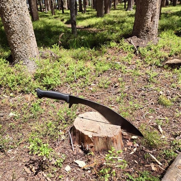 Cold Steel 97KMPS Kukri Plus machete maceta 1055 South Africa wood