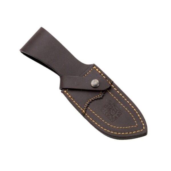 stag horn handle gut hook 11 cm stainless steel fixed blade joker desmogue skinner knife leather sheath