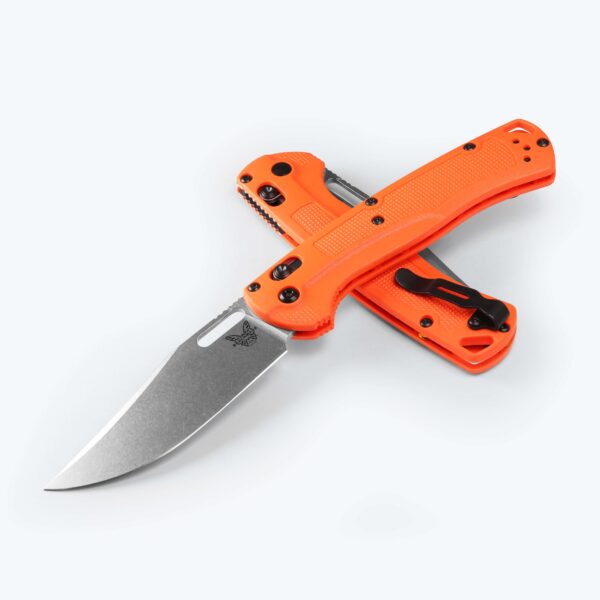15535 benchmade taggedout orange grivory cpm 154 noz