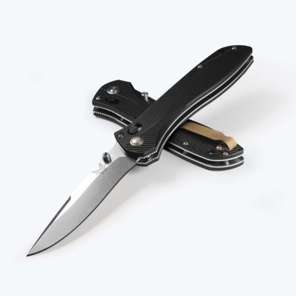 710 25 benchmade seven ten m390 black aluminum edc noz