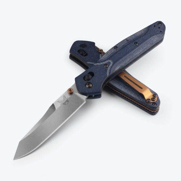940 04 benchmade osborne m390 denim micarta edc noz