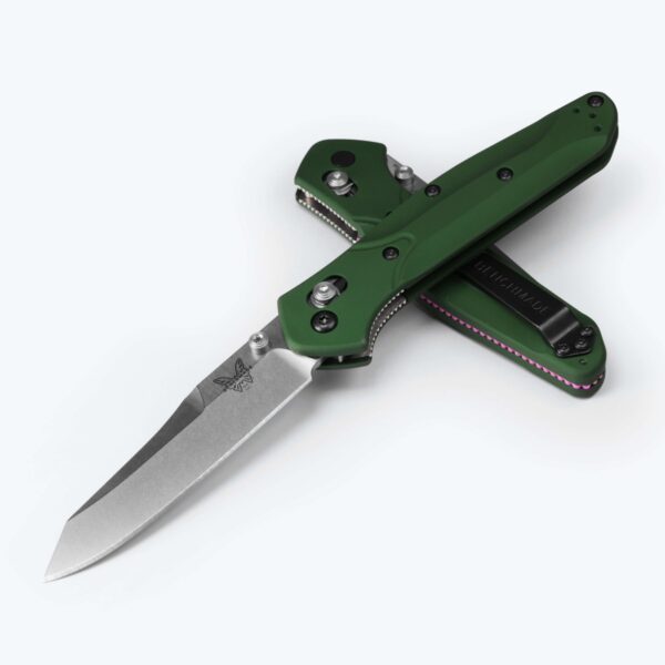 940 benchmade osborne s30v green aluminum edc noz