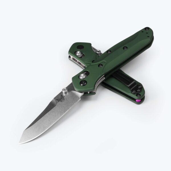 945 benchmade mini osborne s30v green aluminum edc noz
