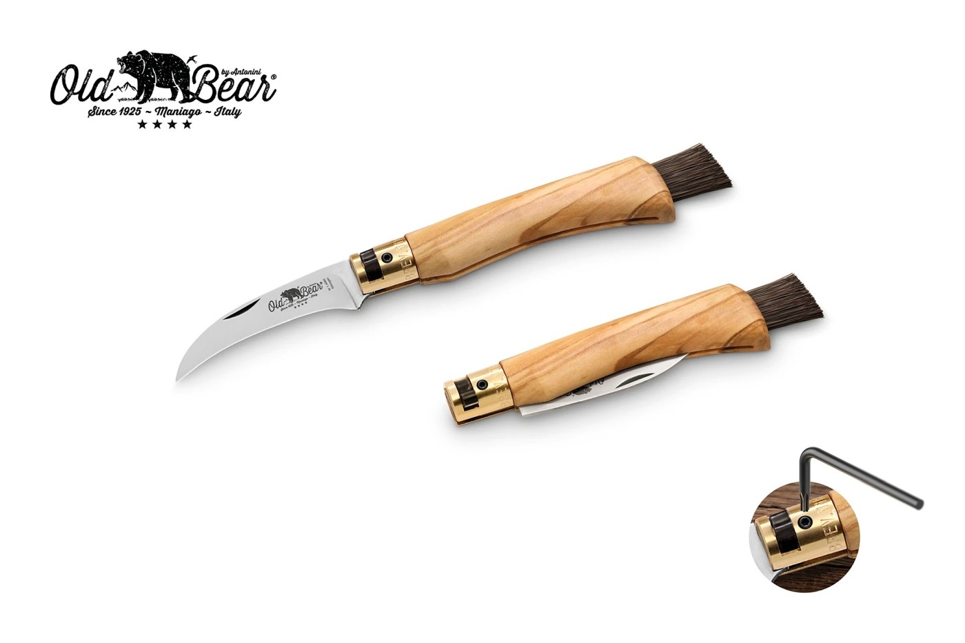 antonini old bear mushroom maslina 9387 19 LU noz za gljive olive